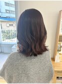 ピンクブラウン/レイヤーカット/武蔵小杉/新丸子