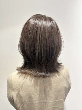 リュネッツ あざみ野店(lunettes) 【白髪ぼかし】ハイライトベージュ×ミディアムウルフ