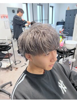 カルロイースタイル(CARLO e-style) マッシュウルフ/シルバーアッシュ