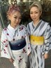 【夏祭り・花火大会】浴衣着付け+ヘアセット￥8800