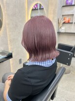 ルノン フィージュ(LUNON fieju)&nbsp;ハイライトカラーくびれヘアアプリコットオレンジ