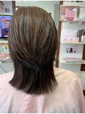 くびれヘアー/ココアブラウン/オリーブグレー/アッシュブロンド