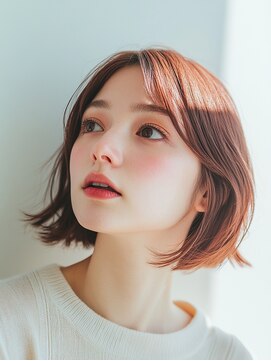 ロディーナ 大口 新子安(rodina) 大人可愛いショートヘア/インナーカラー/髪質改善/韓国/ブリーチ