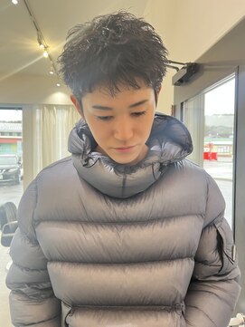 ベリーショートパーマ