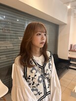 クラップス 上永谷(CLAPS)&nbsp;ミディアムレイヤーカット顔周りレイヤーウルフハッシュカット