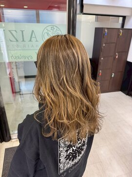 アイズ 本厚木(AIZU) 白髪ぼかしカラー ベージュ