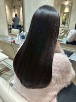 ジェコ ブラン(gecko. brun) 髪質改善/ストレートロング/地毛風グレージュ #武蔵小山美容室