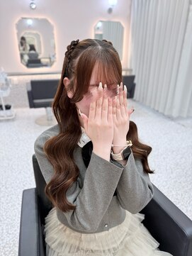 ヘアセット アリエス 池袋駅東口店(Aries) 編み上げハーフツイン