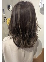 ヘアー ルシア(hair lucia)&nbsp;【白髪ぼかしにも◎】大人可愛いハイライト×透明感グレージュ