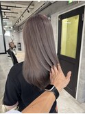 インナーカラー卒業、レイヤーカット、ラベンダーグレージュ！
