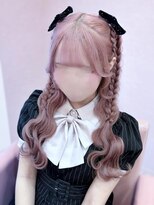 ヘアセット アリエス 池袋駅東口店(Aries)&nbsp;あみあげ×あみたらしハーフツイン