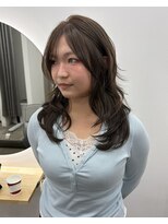 シラフ(SHIRAF)&nbsp;ミントベージュ×レイヤーカット
