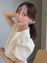 フィルムス ヨコハマ プラス(FILMS 横浜 +)&nbsp;デジタルパーマ/ミディアムレイヤー/韓国巻き風/顔周りカット