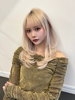 エクステンションログ 錦糸町(Extention L.O.G)&nbsp;【エクステ】プラチナレイヤーミディ【錦糸町/住吉/菊川/】