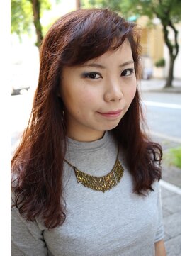 ボージュ (VOSGES) ロングフェザーボブ～流し前髪！