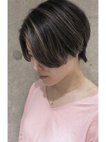 エイト 上野店(EIGHT ueno)&nbsp;【EIGHT 上野】鵜川_ハンサムショート×ハイライト