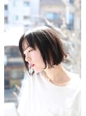 ナチュラル外ハネシンプルボブ