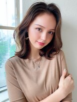 アフロート ディル(AFLOAT D'L)&nbsp;AFLOAT《矢田菜津紀》表参道/レイヤーくびれミディ◎ブラウン