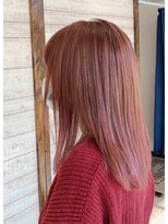 シードヘア(seed hair)&nbsp;ダブルカラー、ピンクグレージュ