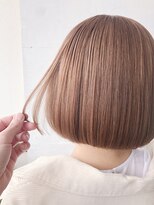 リノショアーズ ショウナン 辻堂店(RinoShores SHONAN)&nbsp;小顔補正立体カット×ナチュラル丸みボブ 王道ブラウンベージュ