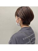 丸みショートボブ