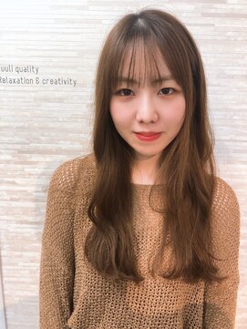 トゥーリ 藤崎店(tuuli) 20代30代40代50代ひし形デジタルパーマエアリーミディ黒髪