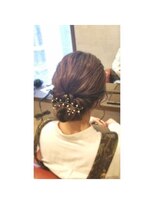 ヘアリゾートエーアイ 北千住店(hair resort Ai)&nbsp;ふんわりシニョン