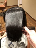 ブランシェ神領店 梅雨前にツヤ髪に【髪質改善ストレート】