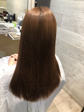 髪質改善 ソアリス 烏丸丸太町店(soiris) ストレートエステafter画像　二枚目はbeforeです #髪質改善