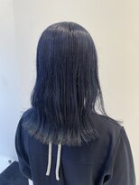 ハイブ 金沢(Hive)&nbsp;透明感カラーネイビーブルーブリーチ必須カラー