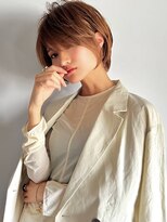 アンド ストーリーズ(&STORIES)&nbsp;前髪あり耳掛け丸みくびれショートボブ20代30代40代50代(蘭)