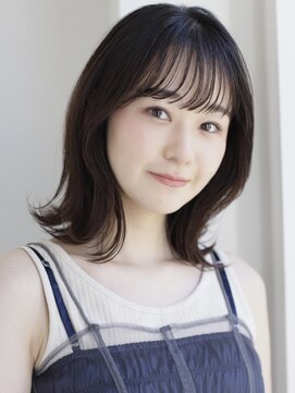 ウル 表参道(HOULe) くびれミディアム　ボブ　レイヤー　ベージュカラー　髪質改善