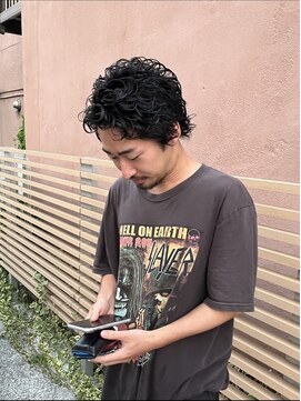 ヘアー アイス 御器所本店(HAIR ICI) 刈り上げしない♪いなたい強めパーマスタイル