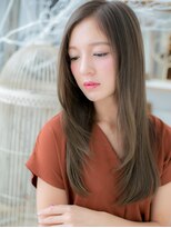 モッズヘア 越谷(mod's hair)&nbsp;透明感オリーブグレージュ小顔レイヤーロングh3越谷20代30代40代