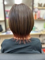 まつこ美容室&nbsp;裾カラー