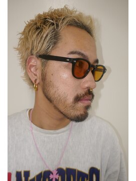 メリケンバーバーショップ トーキョー(MERICAN BARBERSHOP TYO) メンズカットアップバングスパイキーショート（ヌマタユウト）33