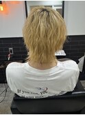 MEN'S HAIR  メンズウルフ×ハイトーン