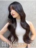 パーマ/韓国風パーマ/コテ巻き風パーマ/レイヤーカット/池袋