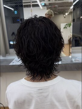 ビカムメンズヘアー 栄店(become men's hair) 波巻きウルフ