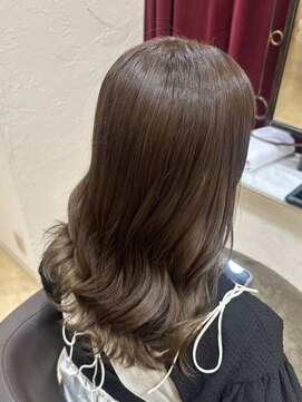 グラマラス GLAMOROUS 【渡辺まとい】マロンブラウン/２０代/ブリーチ無しダブルカラー