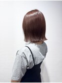 ★透明感ピンクブラウン×大人ボブ★みのはた