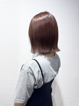 マーシュアトレ(marshu atre) ★透明感ピンクブラウン×大人ボブ★みのはた