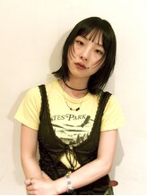 チクロヘアー(Ticro hair) @nkkn15 似合わせレイヤーボブ