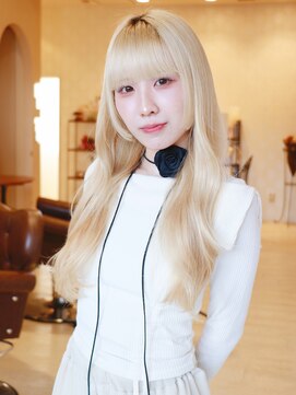 ヘア ルミナス バイ フォルテ(HAIR LUMINAS by FORTE) 縮毛矯正/ストレートパーマ/くびれヘア/アプリコットオレンジ