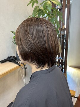 ランプヘアーデザイン(LAMP HAIR DESIGN) 【大森 智博】丸みショート/ショートウルフ/髪質改善