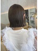 切りっぱなしボブ