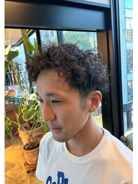 ビハインドザカーテン(BEHIND THE CURTAIN) 【セットが簡単】スパイキーショート×パーマ