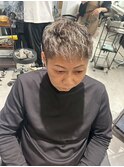 ホワイトメッシュ/ツイスト/ツイスパ/パーマ/メンズ/眉毛