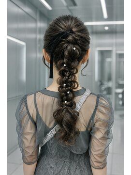 ストゥー(StueW.) お呼ばれパーティーヘアセット2/髪質改善/ヘアメイク/アレンジ