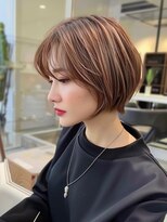 ディモアンド 表参道(Dimo&)&nbsp;xカット/イメチェン/ホワイトブロンド/外ハネボブ/美髪